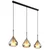 Globo 15542-3 - Luster na sajli GEEKY 3xE27/60W/230V crna
