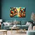 Slika pisano mesto v krogih - 90x60