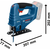 Bosch Akumulatorska ubodna testera GST 18V-95 B Solo, bez bateije i punjača 06015B7001