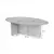 Nordure Klub sto Orba, 120x40x65 cm, Braon