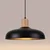 Sollux SL.1324 - Luster na sajli INDY 1xE27/15W/230V prečnik 38 cm crna