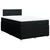 Vidaxl Box spring postelja z vzmetnico črna 120x190 cm blago