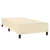 Krevet box spring s madracem LED krem 90x190 cm od tkanine