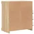 Komoda s LED svjetlima boja hrasta sonome 60,5x37x67 cm