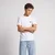 Jack & Jones JJECOLTON TEE SS CREW NECK Bela