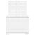 vidaXL Box spring postelja z vzmetnico bel 90x190 cm umetno usnje