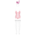 Kostim Bunny suit 4-delni pink - S/M