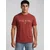 Funky Buddha Majica  bordo / bela