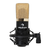 auna MIC-900BG-LED V1, USB mikrofon set, crno-zlatni, kondenzatorski mikrofon + stalak za stol