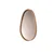 Hanah Home Ogledalo Pear, Hrast