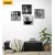 Komplet slik v črnobelem stilu Feng Shui - 4x 60x60