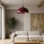 Brilagi - LED luster na sajli METALO 1xE27/40W/230V O 40 cm bordo/bakarna