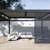 Bioklimatska pergola INTRO DUO 4x4 m, aluminij – samostoječa, dvo-conska