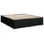 Vidaxl Box spring postelja z vzmetnico črn 200x200 cm blago
