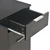Komoda visoki sjaj crna 107x35x80,5 cm