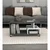 Hanah Home klub sto Sultan, 86,5 cm, antracit