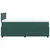 Vidaxl Box spring postelja z vzmetnico temno zelen 120x190 cm žamet