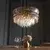 Endon 107785 - Luster na sajli 9xE14/6W/230V mesing