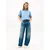 TOMMY HILFIGER Majica svetlo modra/bela