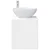 Umivaonik s policom Bijela visokog sjaja 49,5 x 44,5 x 65 cm