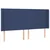 Vidaxl Box spring postelja z vzmetnico LED modra 180x200 cm blago