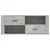 TV ormarić beton sivi 100 x 35 x 40 cm od konstruiranog drva