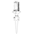 Lessentiel Maison Spoljna zidna lampa BBO-68162-BSY, 47 cm, IP65, E27, Crna