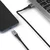 SUPERIOR USB data kabal SU-K104 , Fast, 27W, 3A, USB A na Type C , 1m, Crni