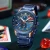 Moška ročna ura Curren Striker Blue