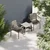 Hanah Home Set stolica Nes, 61x85x95 cm, 4 komada, Sive