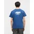 ALPHA INDUSTRIES Majica temno modra/bela