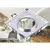 Ugradno svetlo 1xGU10/MR16/10W/230V 9x9 cm sjajni hrom