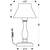 Zefir Stona Lampa 1X40W E27