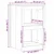 Vidaxl Kuhinjski element s polico MEPPEL Rjav hrast 55 x 55 x 92 cm
