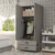 Hanah Home Ormar Yaman Luna 1600-043, 80x182x47 cm, Sivi