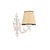 Opviq Zidna lampa Claire Coral , 15x10x13cm, IP20, Bež-bela