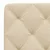 Vidaxl Blazina za vzglavje krem 120 cm blago