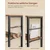 Songmics Knižna omara 6 polic 30x120x1725 cm rjava