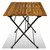 vidaXL Komplet mize in stolov 3 delni akacijev les rjave barve