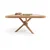 Hanah Home klub sto Oscar Kare 100, 100 cm, hrast