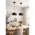 Brilagi - Luster na sajli 1xE27/60W/230V prečnik 20 cm crna/zlatna