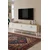Hanah Home TV komoda Demet, 180 cm, hrast Sapphire / bela