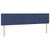Vidaxl Box spring postelja z vzmetnico modra 120x190 cm blago