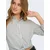 ONLY Bluza ONLLECEY siva/bela