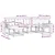 Set vanjskih sofa s jastukom 6 pcs Bijela i svjetlosiva