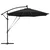 Suncobran 294 x 294 x 248 cm Poliester i aluminij Crna
