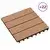 Pločice za decking 22 pcs Tikovina 30 x 30 cm