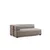 Atelier del Sofa Ugaona garnitura Gondol 105x70x180cm Siva
