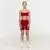 GymBeam Varsity Sports Bra Red