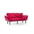 Atelier del Sofa Trosed na razvlačenje Nitta 185x85x70cm Bordo